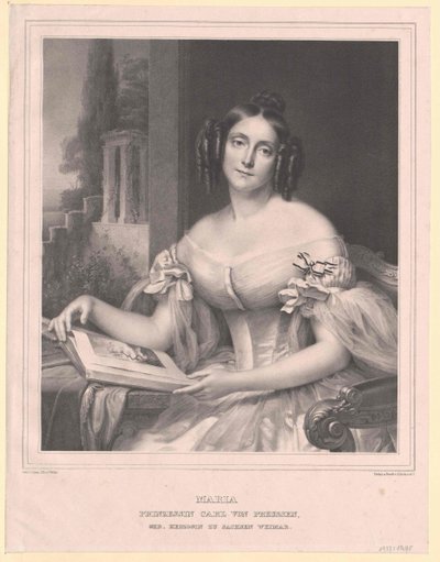 Prinzessin von Sachsen-Weimar Eisenach Maria von Artist Unknown
