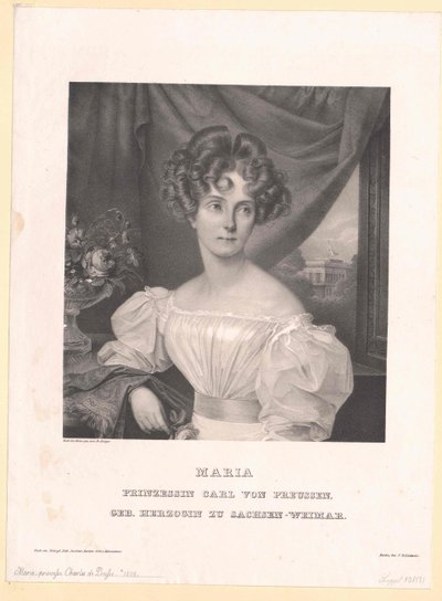 Prinzessin von Sachsen-Weimar Eisenach Maria von Artist Unknown