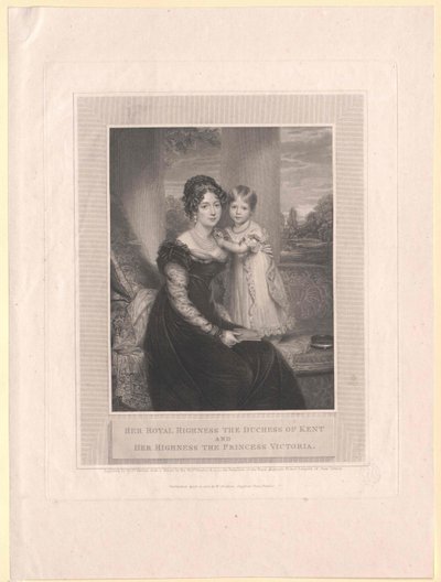 Prinzessin von Sachsen-Coburg-Saalfeld Victoria von Artist Unknown