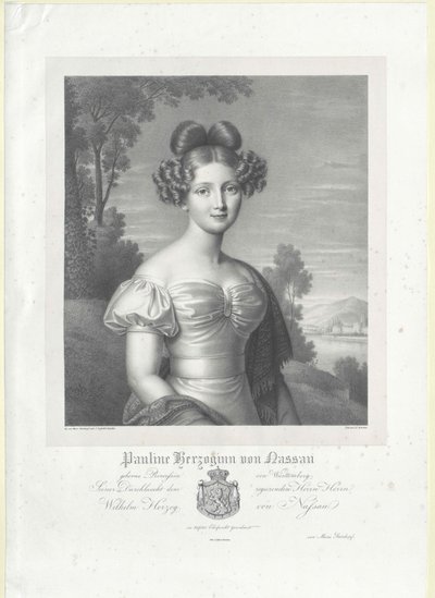 Prinzessin von Württemberg Pauline von Artist Unknown