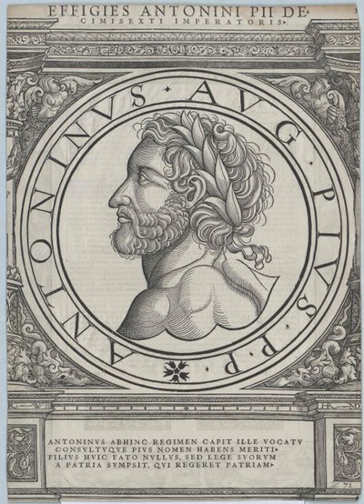 Römischer Kaiser Antoninus Pius von Artist Unknown