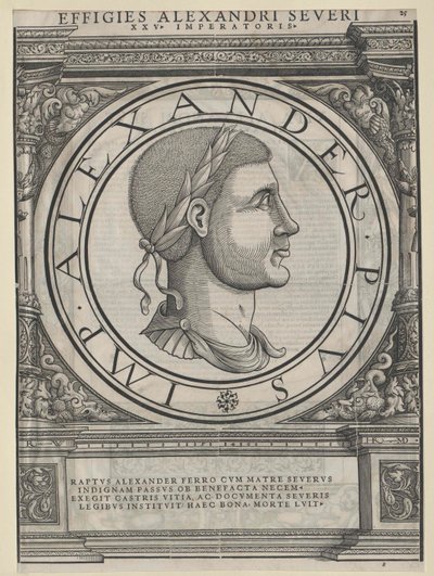 Römischer Kaiser Severus Alexander von Artist Unknown