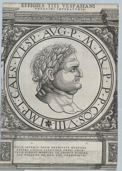 Römischer Kaiser Titus von Artist Unknown