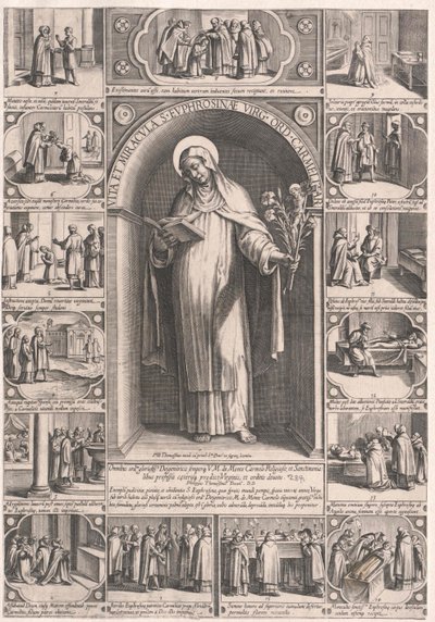 Heilige Euphrosyne von Alexandria von Artist Unknown