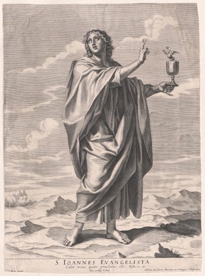 Heiliger Johannes der Evangelist von Artist Unknown