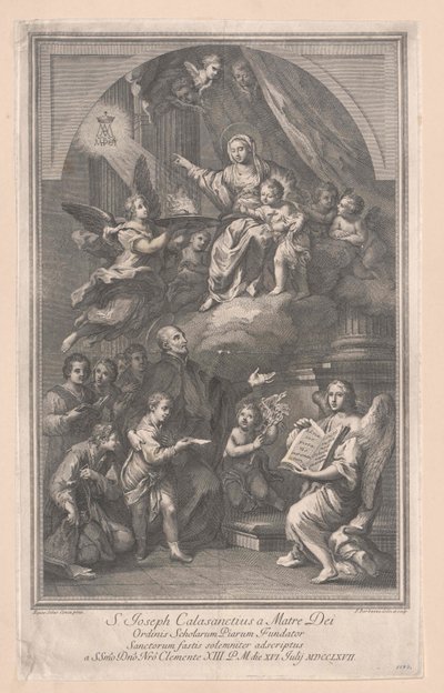 Heiliger Joseph von Calasanz von Artist Unknown