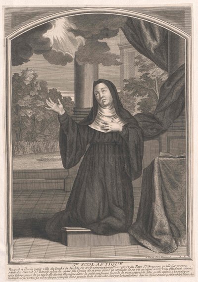 Heilige Scholastika von Artist Unknown