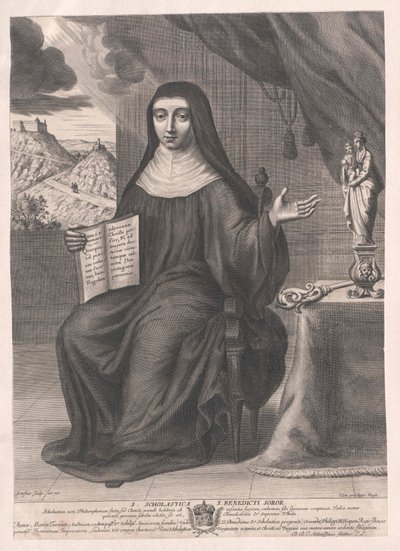 Heilige Scholastika von Artist Unknown
