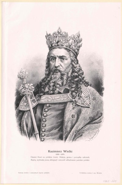 Der große König von Polen Kasimir III von Artist Unknown