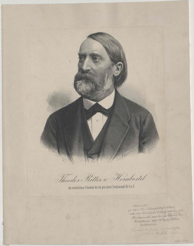 Theodor Ritter Hornbostel von Artist Unknown