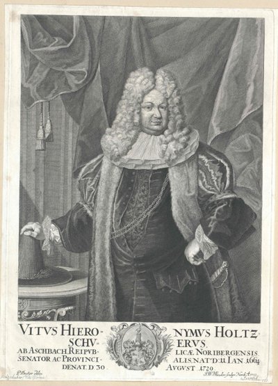 Vitus Jerome Holzschuher von Aspach von Artist Unknown