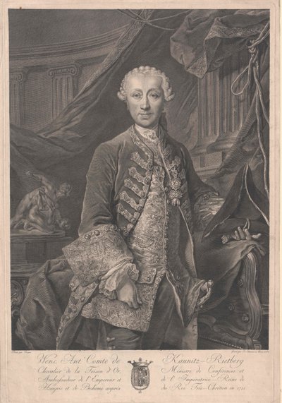 Wenzel Anton Fürst von Kaunitz-Rietberg von Artist Unknown