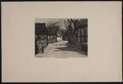 Eine Dorfstraße von Arvid Aae