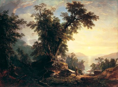Das Abendgebet der Indianer, 1847 von Asher Brown Durand