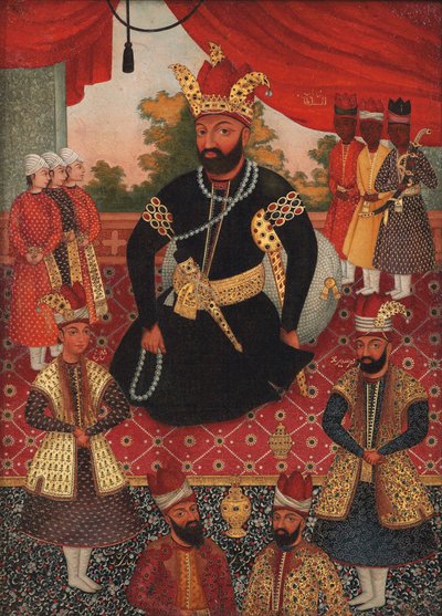 Nadir Shah Afshar und sein Hof von Asian School