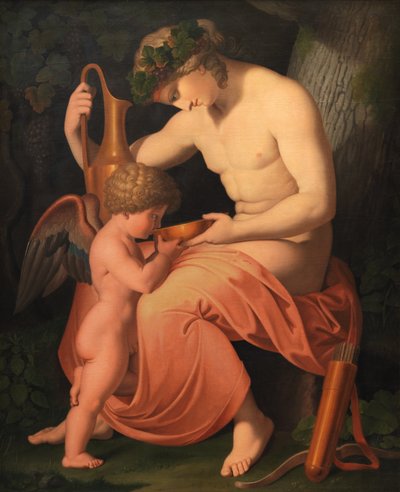 Bacchus und Amor von Asmus Jacob Carstens