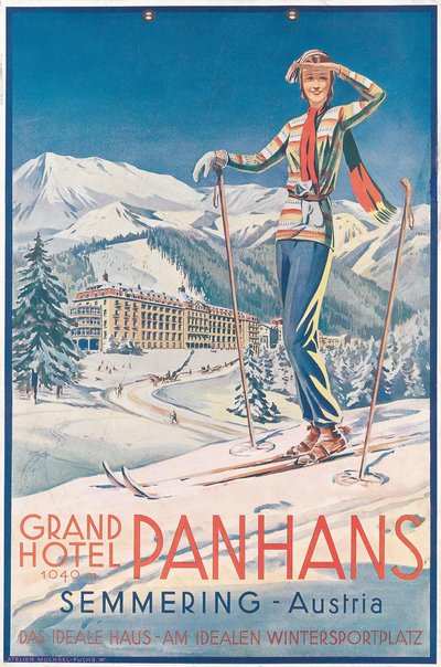 Grand Hotel Panhans Semmering, 1930er Jahre von Atelier Muchsel Fuchs