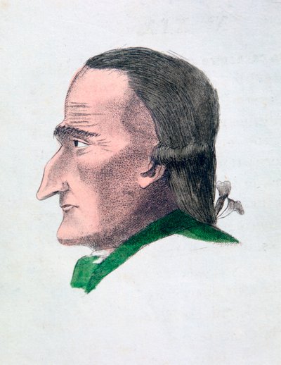 Die Gesichtszüge eines Geizhalses, 1808 von Athanasius Kircher