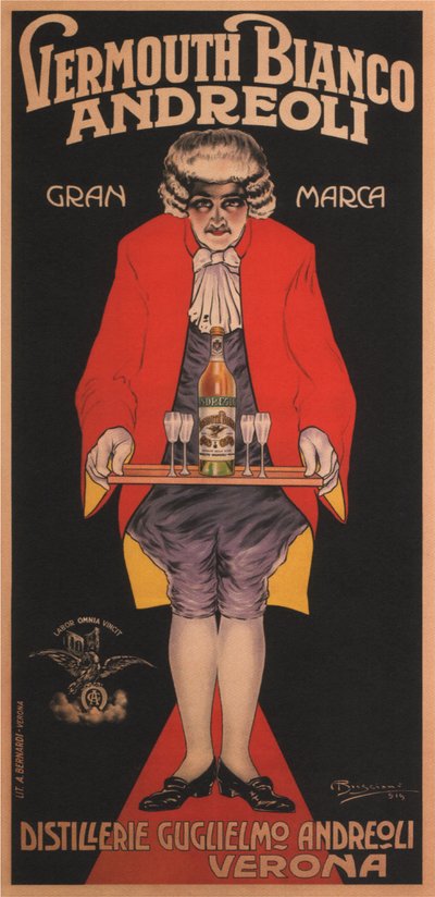 Vermouth Bianco Andreoli, 1919 von Attilio Bresciani
