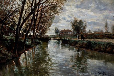 Am Flussufer von Attillo Pratella
