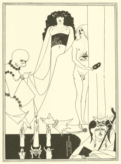 Herodias (Lithografie) von Aubrey (after) Beardsley