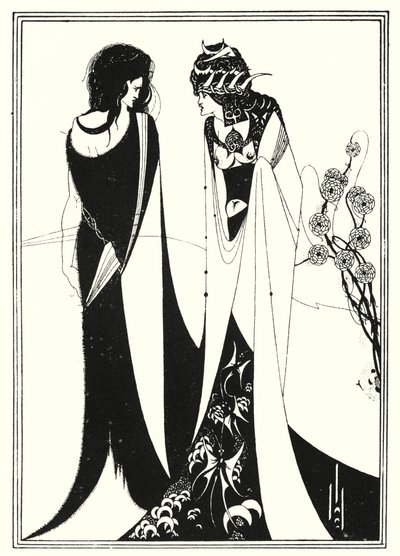 Johannes und Salome (Gravur) von Aubrey (after) Beardsley