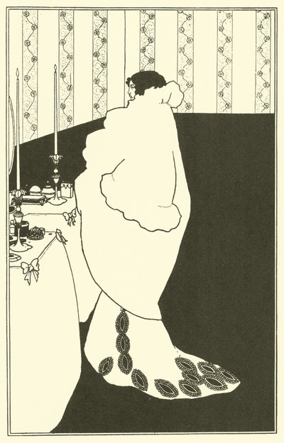 Die Dame mit den Kamelien von Aubrey (after) Beardsley