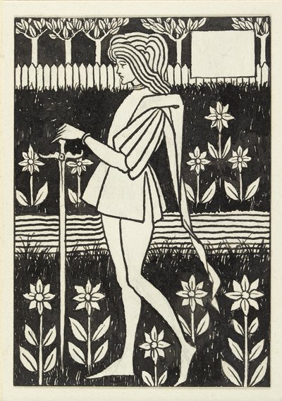 Eine Seite, 1890er Jahre von Aubrey Beardsley