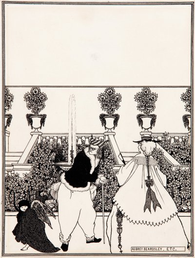 Cover-Design für The Savoy, 1896 von Aubrey Beardsley
