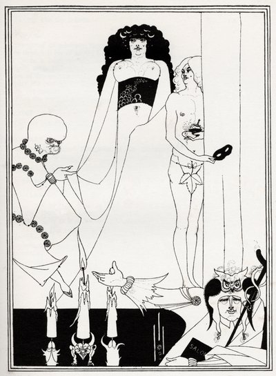 Herodias tritt ein von Aubrey Beardsley