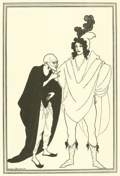 Untersuchung des Herolds von Aubrey Beardsley