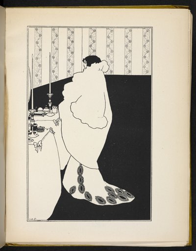 Illustration einer Frau von Aubrey Beardsley