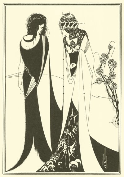 Johannes und Salome von Aubrey Beardsley