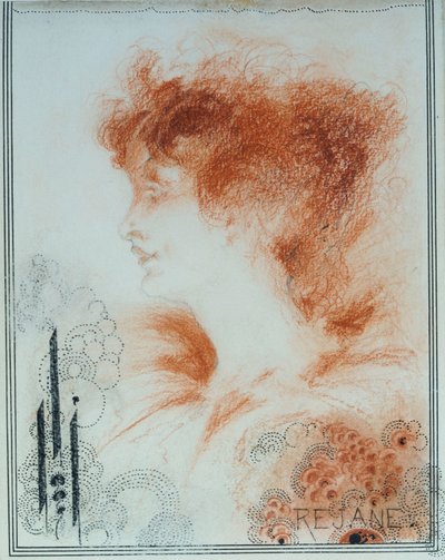 Rejane, 1894 von Aubrey Beardsley