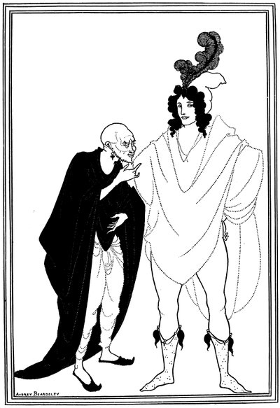 Die Untersuchung des Herolds von Aubrey Beardsley