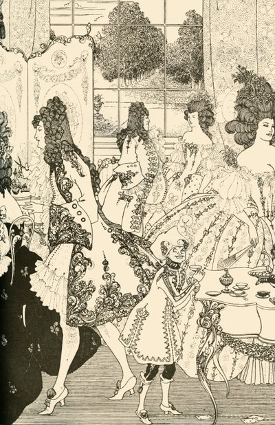 Der Lockenraub, 1896, 1928 von Aubrey Beardsley
