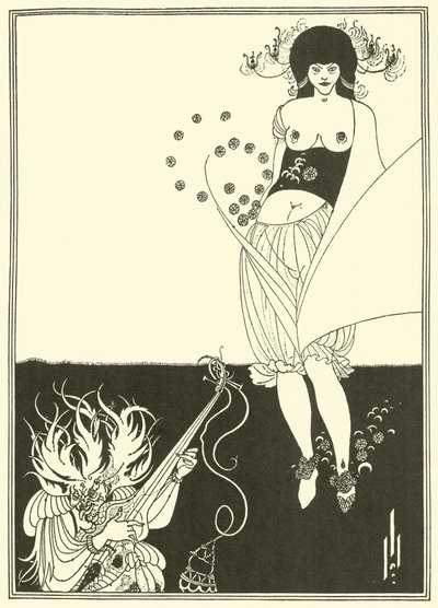 Der Bauchtanz von Aubrey Beardsley