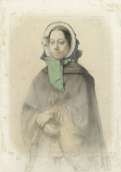 Porträt von Theresia A. A. Allebé von August Allebe