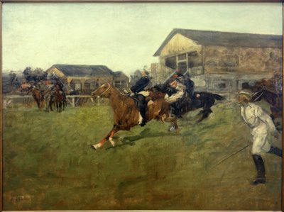 Nach dem Sprung von August Deusser