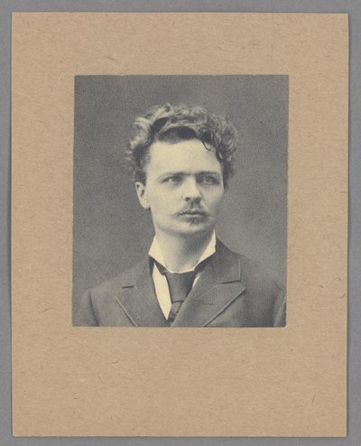 August Strindberg von August Josef Robert Roesler