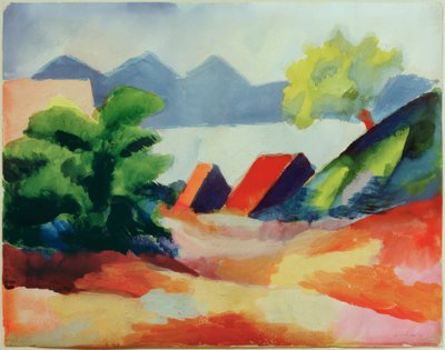 Am Thuner See I von August Macke