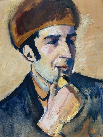 Bildnis Franz Marc von August Macke