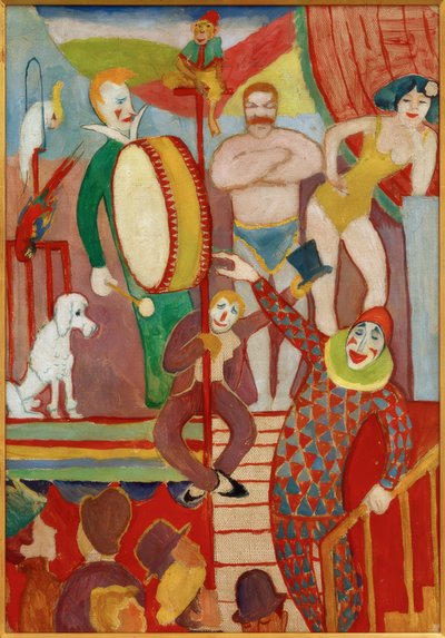 Circuswelt I von August Macke