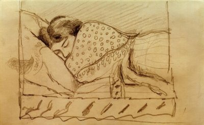 Elisabeth, schlafend von August Macke