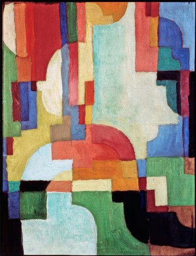 Farbige Formen I von August Macke
