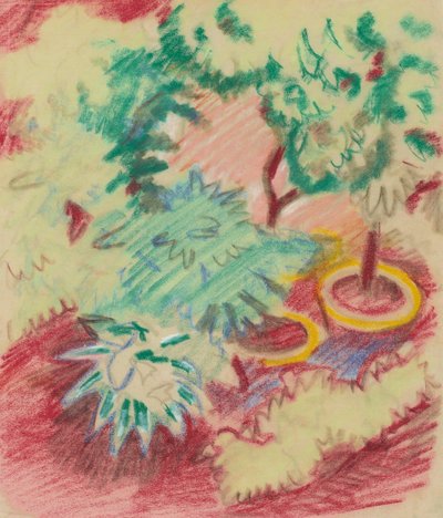 Blumentöpfe von August Macke