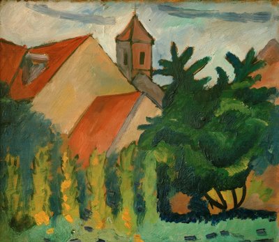 Kirche in Kandern von August Macke