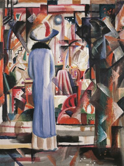Großes helles Schaufenster von August Macke