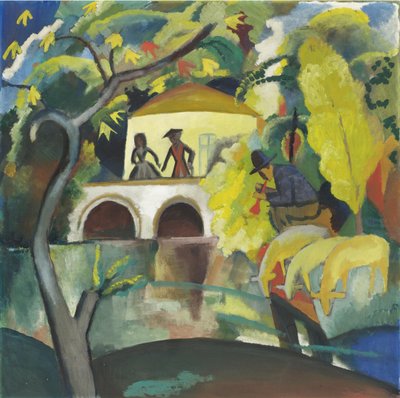 Rokoko, 1912 von August Macke