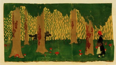 Rotkäppchen von August Macke